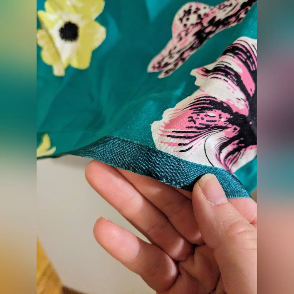 J. Crew Tropical Floral The Pencil Skirt sz 8 - Picture 2 of 11